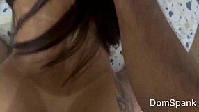 A cute brazilian teen enjoys a quickie with her friend