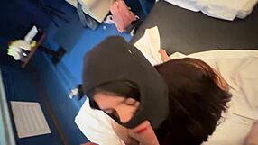 masked slut enjoys spanking and mouth finish