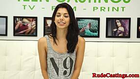 young amateur pounded doggystyle in casting closeup