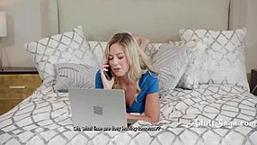 Weird step cousin acts strangely in front of me