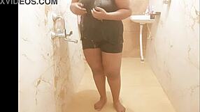 myanmar sexy milf takin a shower, lookin so hot.