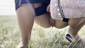 hey, check out this public pissing compilation in nature by car pov 😏