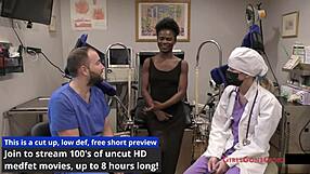 I feel so stimulated during this exam with rina arem