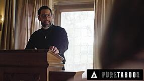 Can Penelope Kay, the horny virgin teen, seduce the pervert priest to fuck her ass?