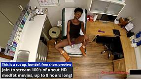 I feel so stimulated during this exam with rina arem