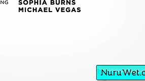 Sexy Teen Brunette Masseuse Enjoy Fat Dick Inside Her Moist Pussy During Sex Nuru Massage - Michael Vegas Sophia Burns