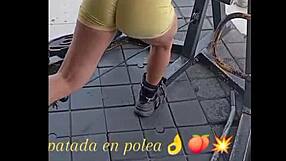 Nicole Medallo Sweats in Gym for Fit Body to Please Men