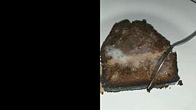 Bukkake Scene With Cum And Food