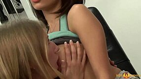 Sexy Blonde Riley Reyes Licks Busty Milf Darcie Dolce