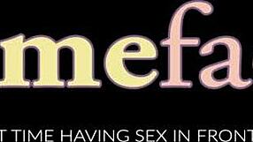 Is first-timer Amber teasing with her outstanding body while getting fucked?