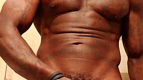 Hallelujah Johnson Worships and Strokes Massive BBC Cock