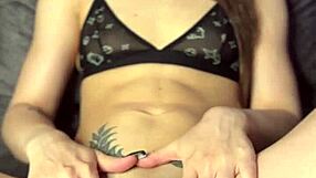 Teen Girl Masturbates with Vibrator to Orgasm Solo