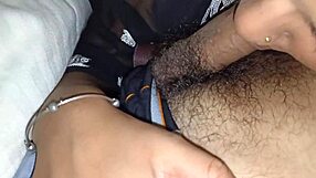 My heart pounds as stepsister lets me touch her breasts in hiding