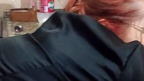 Submissive employee deals with the boss