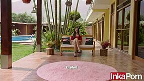 i'm victoria camargo, a brazilian woman passing a casting for inkaporn.