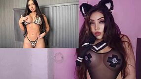 Horny Latina Stepsister Gets Creampied by Brother POV