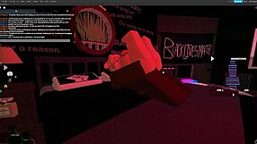 blonde bitch gets fucked roughly in roblox studio