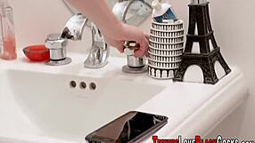 teen rides huge black cock hard