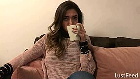 Intense Homemade Sex Tape with Adorable Mexican Girlfriend Frida Sante