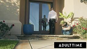 Lexi Luna's big tits get intense foot worship and raw fucking