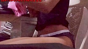 Masturbating and moaning for fans, squirting wet orgasm