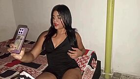 a beautiful colombian brunette sends vagina photos to her boyfriend who comes to fuck her