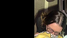 Wow, Happy Girlfriend Gives Public BJ and Doggystyle!