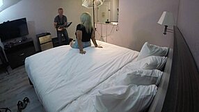 Watch this fuck doll choke on cock during casting POV!