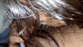 My heart pounds as stepsister lets me touch her breasts in hiding