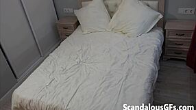 she's snapping raunchy pics of her shaved pussy and small 18+ tits