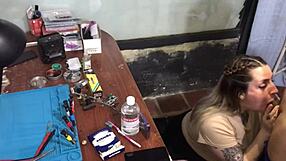 no tenía para pagarle a mi técnico y termine chupándole la pija 😏