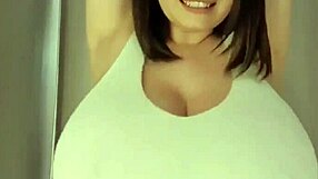 busty ema shows off her big boobs