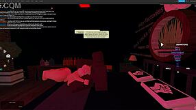 blonde bitch gets fucked roughly in roblox studio