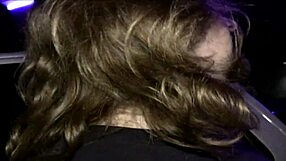 the blonde bombshell in lingerie dives into wild action with her curves on display