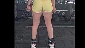 Nicole Medallo Sweats in Gym for Fit Body to Please Men