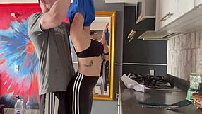 slutty latina maid fucks boss to keep her job