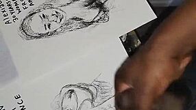 Quick Sketch Of Women Getting Their Tits Covered With Cum For A Finishing Touch