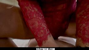 Does Lucky Stepson Bust on Blonde Stepmom's Face?