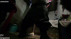 beautiful skinny girl with long legs in miniskirt