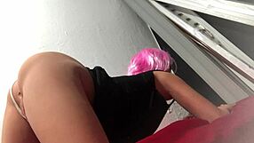 Young defenseless trapped by stepfather sex toy