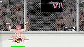 Princess of the ring 2 features rena versus vivian in intense wrestling match