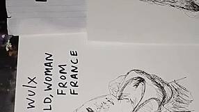 Quick Sketch Of Women Getting Their Tits Covered With Cum For A Finishing Touch