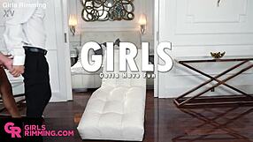 skinny teen lili and selva lapiedra in hot mff rimming action