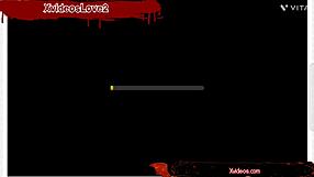 Cowboy Village Girls Play Video Game