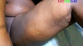 Bold fucking BBW aunty African Gift in parlour.