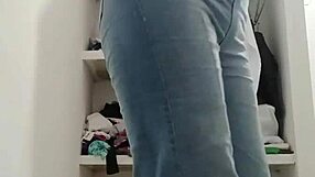 Hot teen strips naked for her teacher to watch