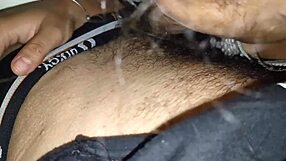 My heart pounds as stepsister lets me touch her breasts in hiding