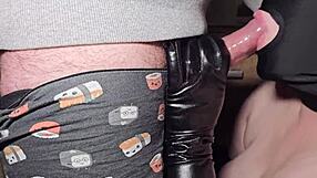 HUGE CUM on condom! Swallow it now!