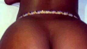 her reactions when the vibrator touches her pussy