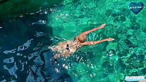 Im Ashamed I Was Watching My Neighbor At The Pool Now I Have To Fuck Her To Apologize